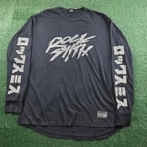 Black longsleeve rocksmith tshirt